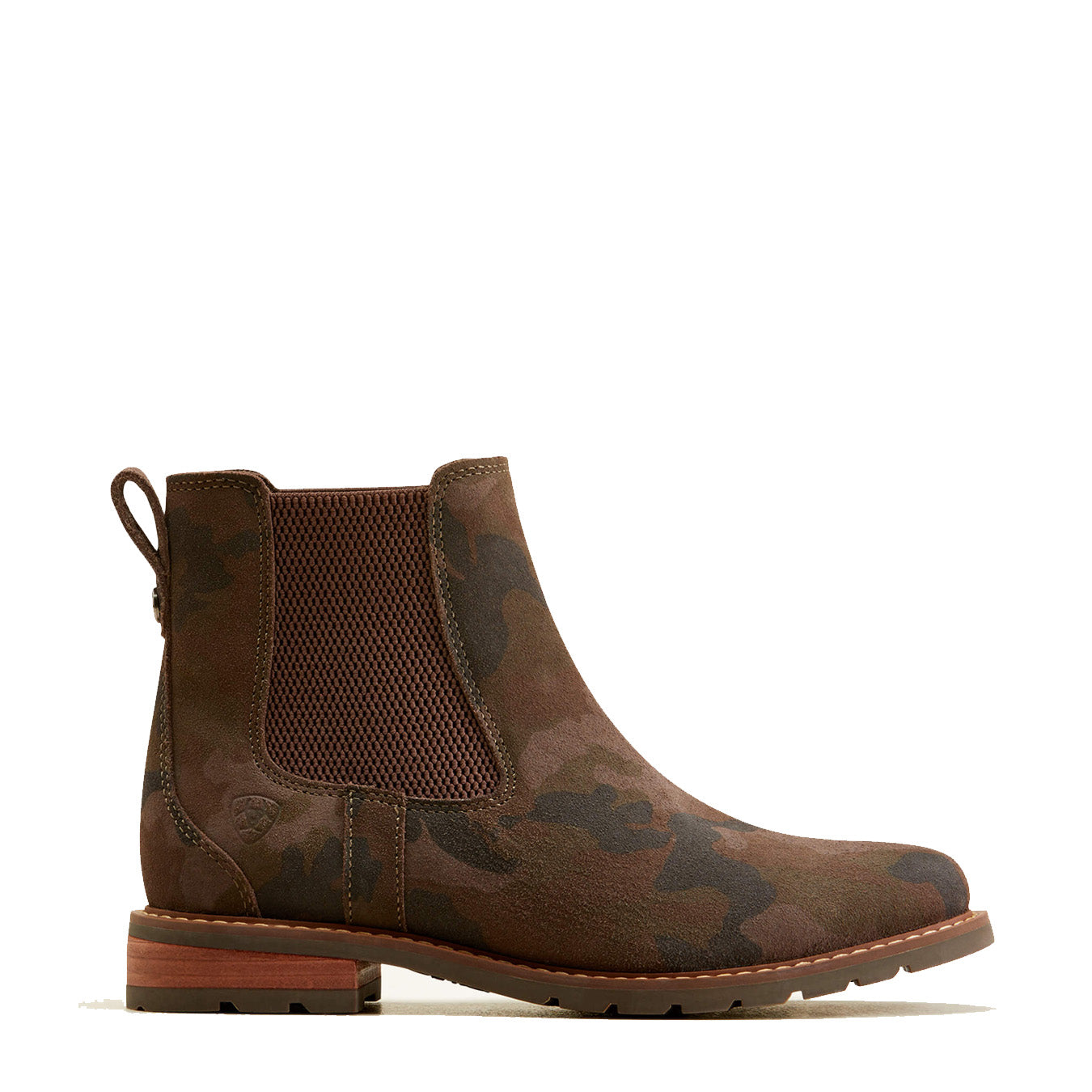 Ariat Womens Wexford Chelsea Boot Camo Suede - The Sporting Lodge