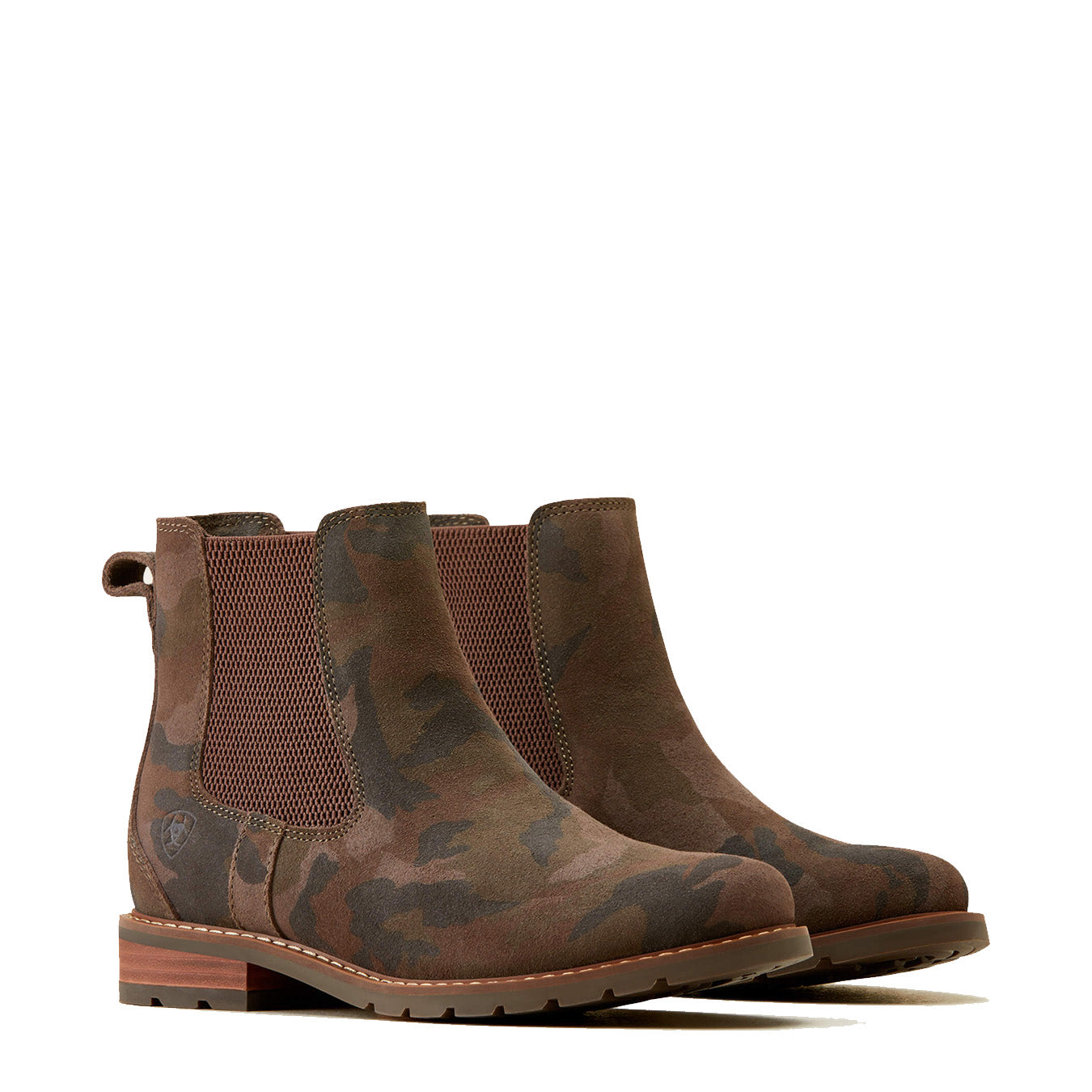 Ariat Womens Wexford Chelsea Boot Camo Suede - The Sporting Lodge