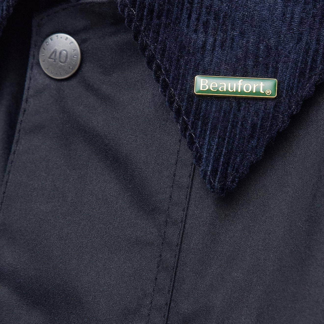 Barbour Beaufort 40 Wax Jacket Navy-3