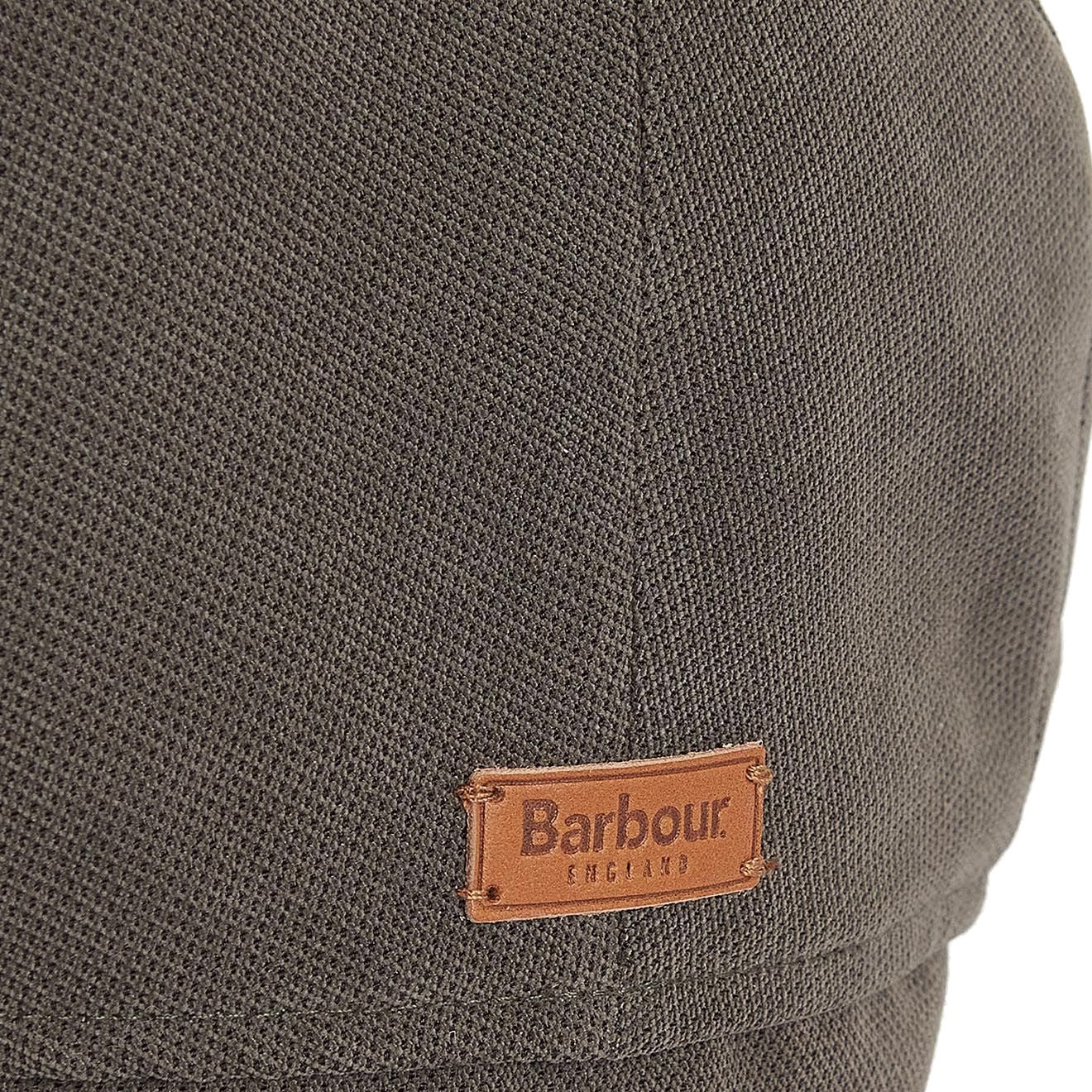 Barbour Beaufort Flat Cap Dark Olive-4