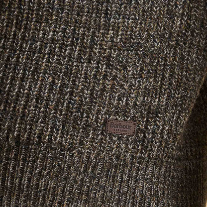 Barbour Horseford Crew Knitwear Olive - The Sporting Lodge