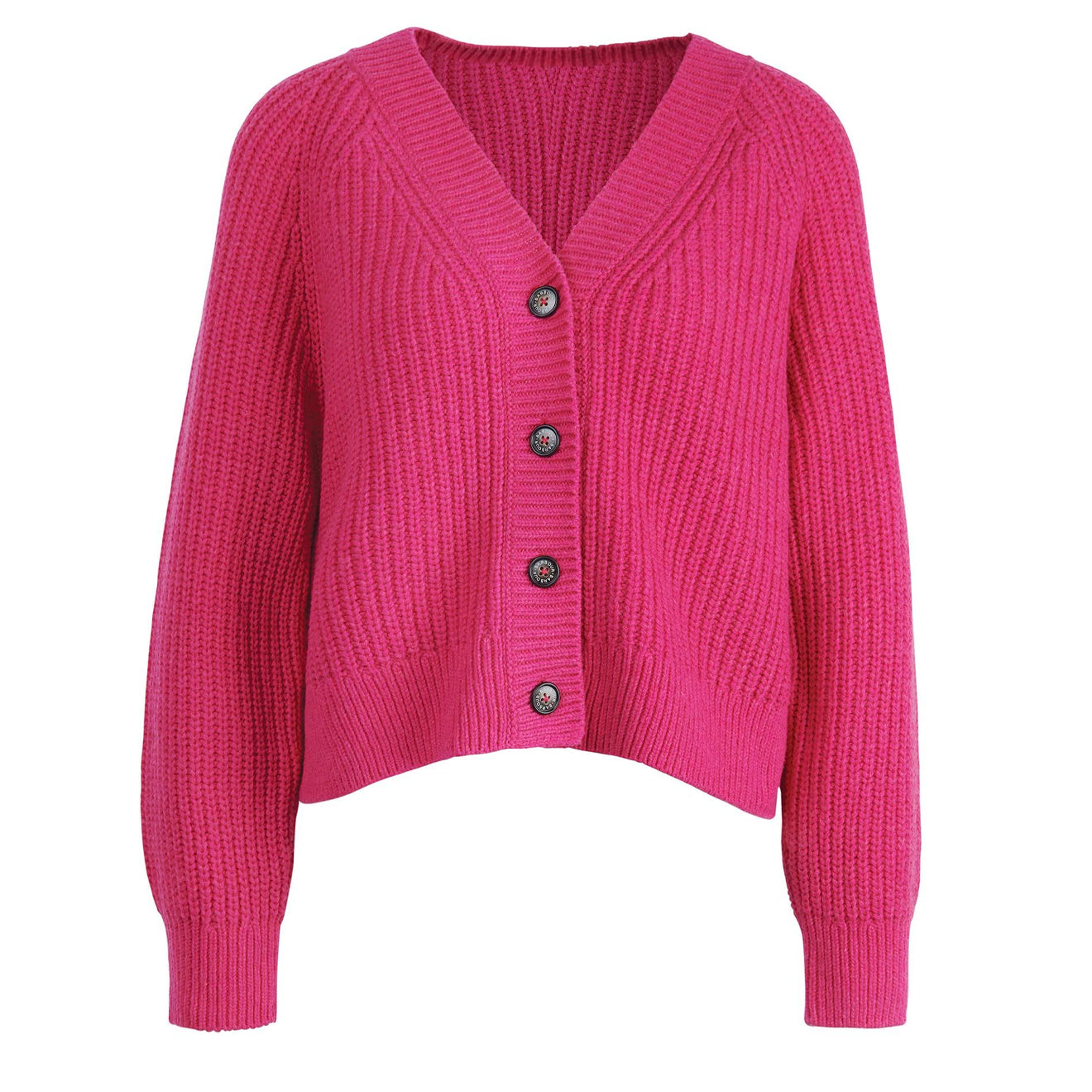 Barbour Womens Bracken Cardigan Pink Dahlia