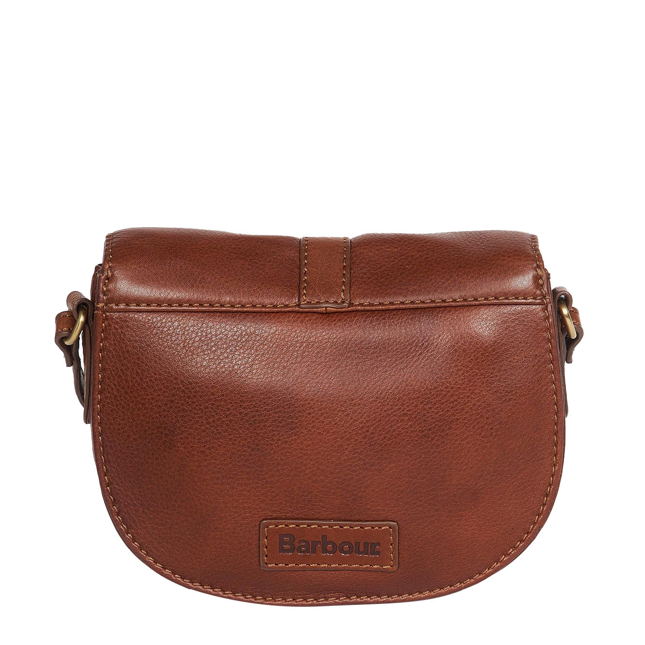 Barbour Laire Leather Saddle Bag Brown The Sporting Lodge