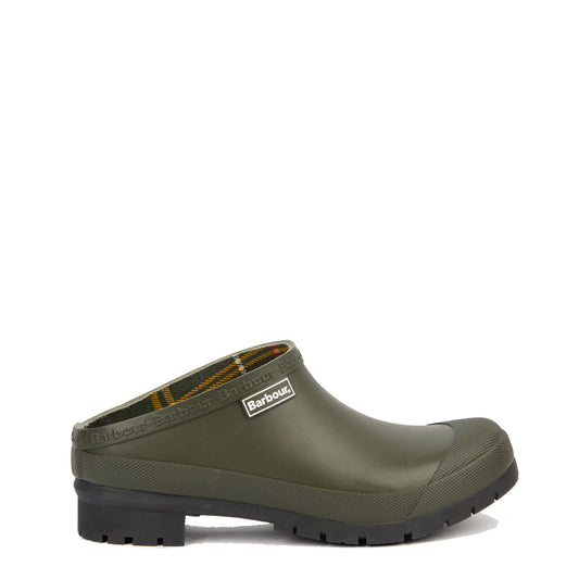 Barbour Womens Quinn Slip On Wellington Olive