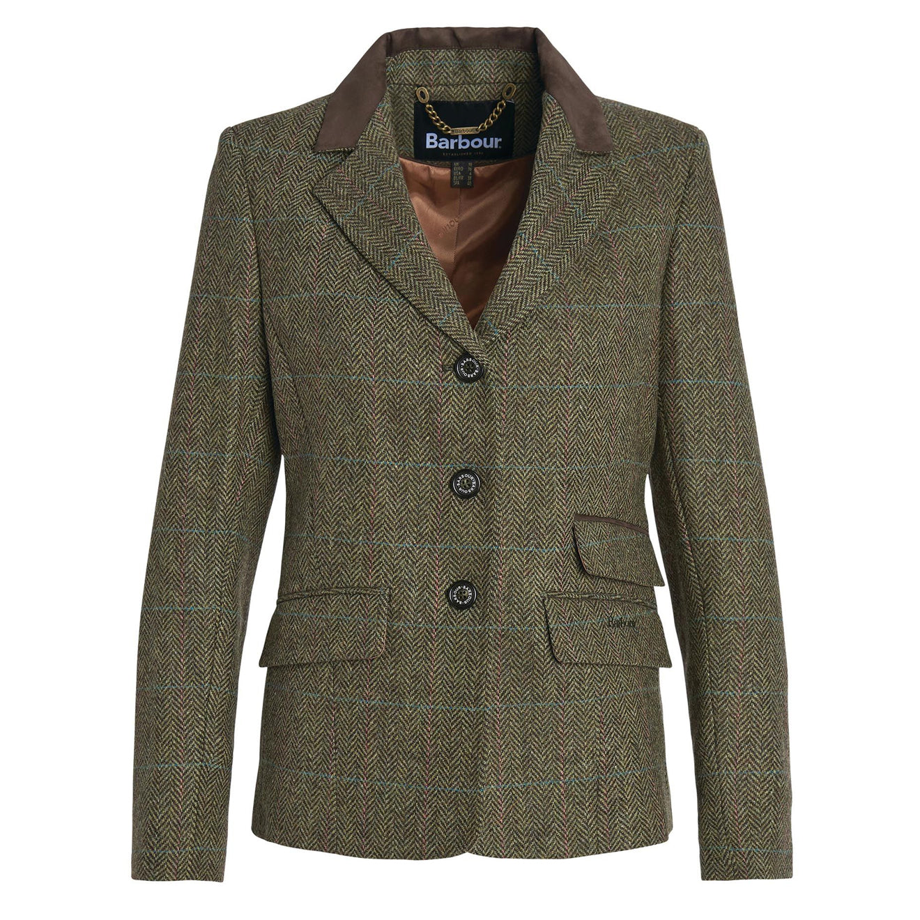 Barbour tweed coat womens best sale