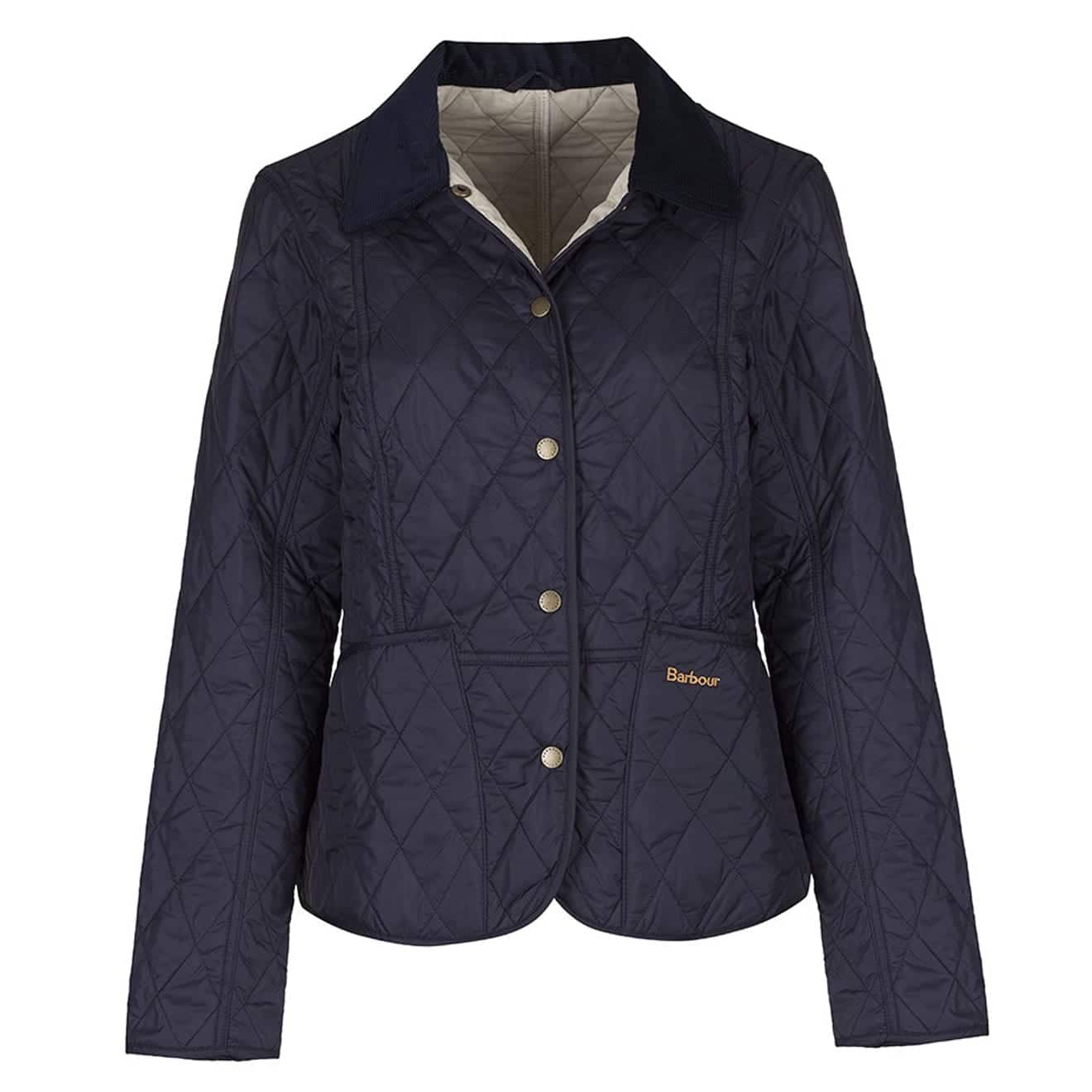 Barbour Womens Summer Liddesdale Quilt Jacket Navy / Pearl - The Sporting Lodge