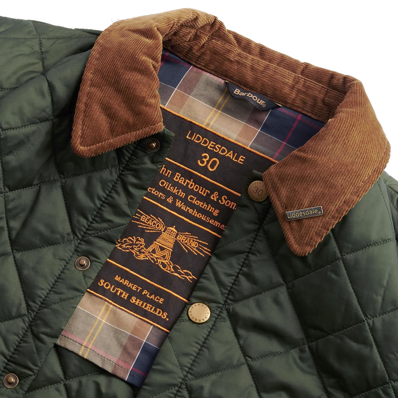 Barbour 30th Anniversary Liddesdale Quilted Jacket Olive