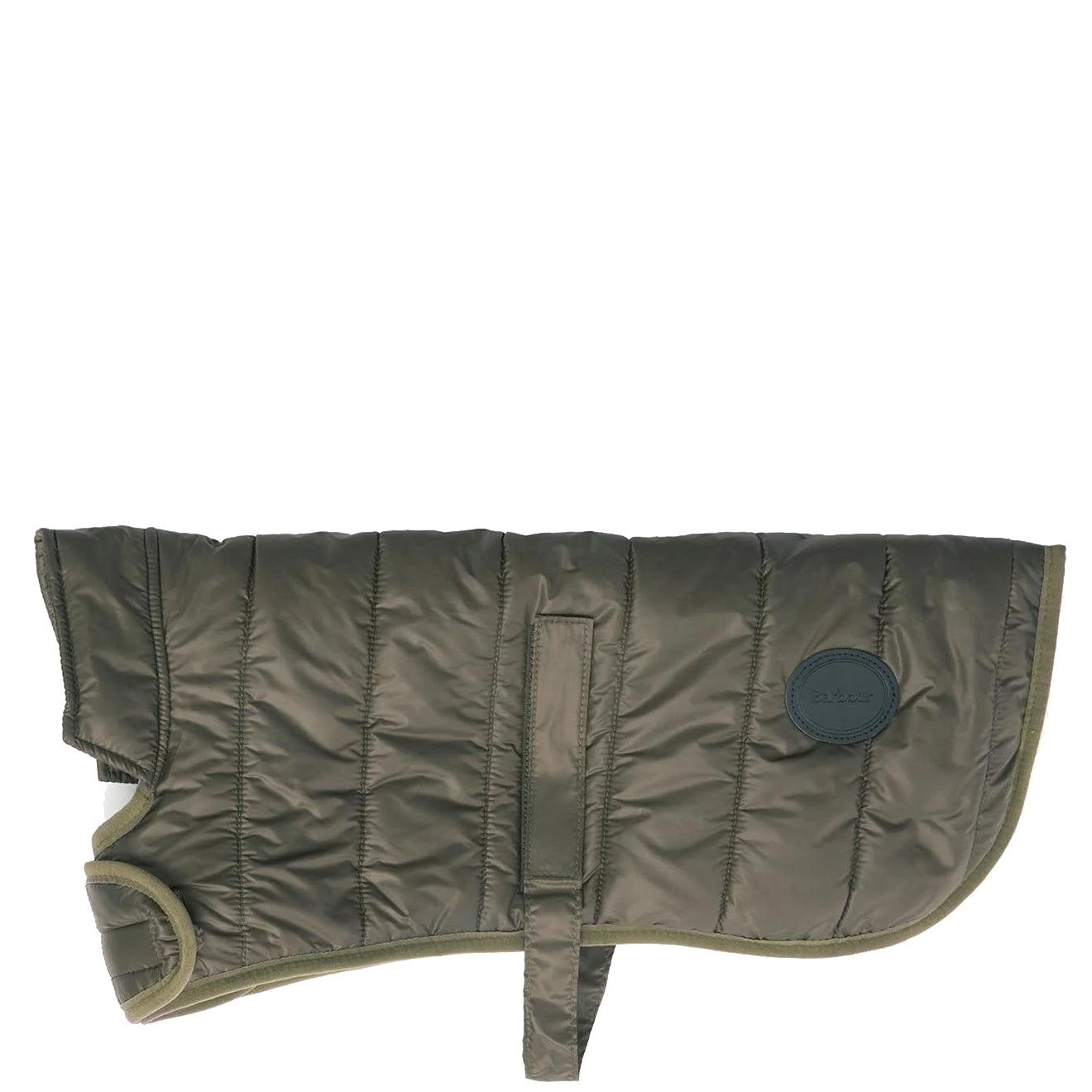 Barbour Baffle Quilted Dog Coat Dark Olive - The Sporting Lodge