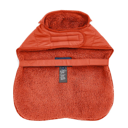 Barbour Baffle Quilted Dog Coat Ginger - The Sporting Lodge