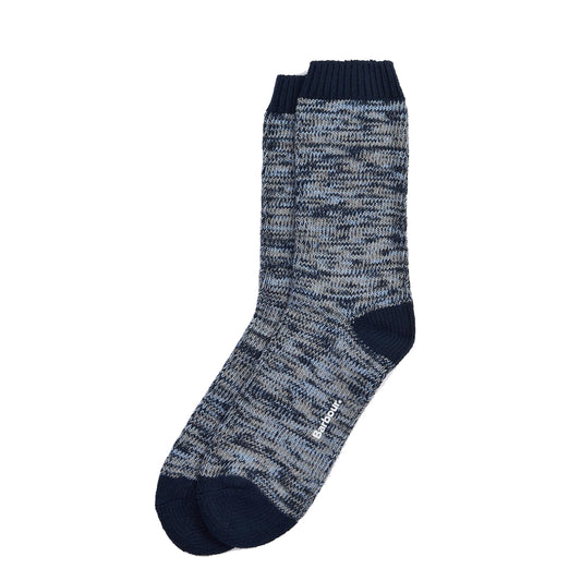 Barbour Bedrock Boot Sock Navy Mix - The Sporting Lodge