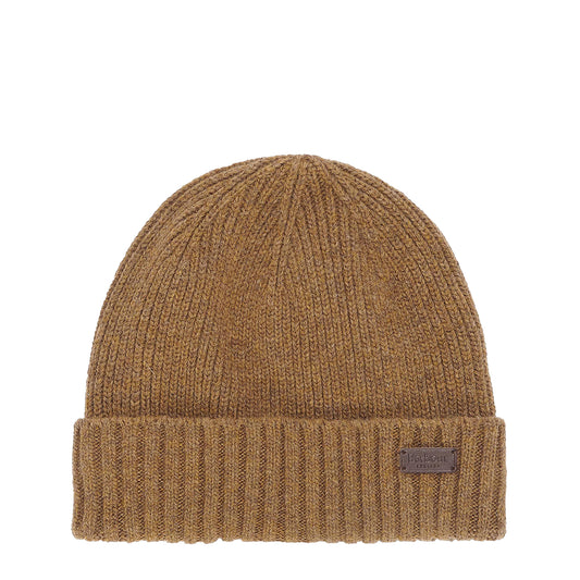 Barbour Carlton Beanie Hat Sandstone - The Sporting Lodge