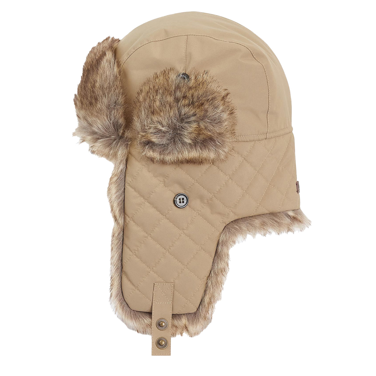 Barbour Cleadon Trapper Hat Military Brown - The Sporting Lodge