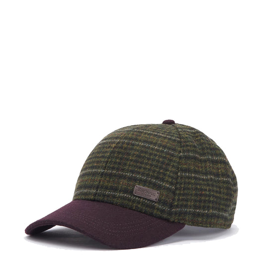 Barbour Clyde Cap Brown/Olive Plaid