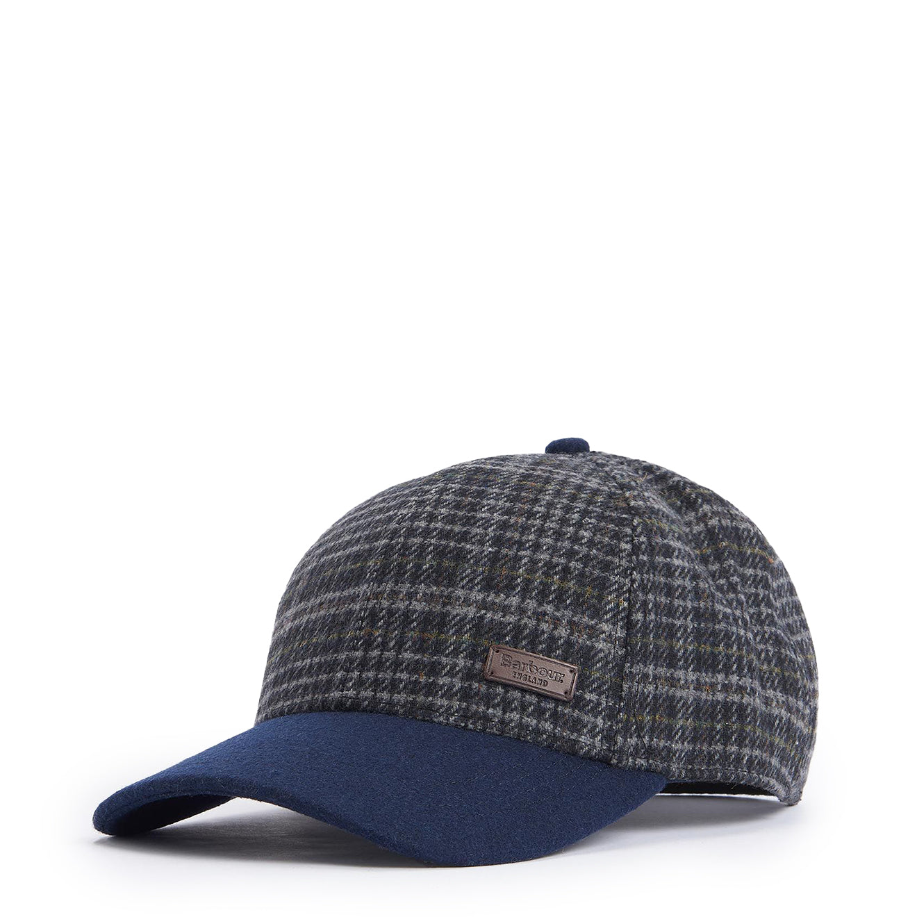 Barbour Clyde Cap Navy/Grey Plaid - The Sporting Lodge