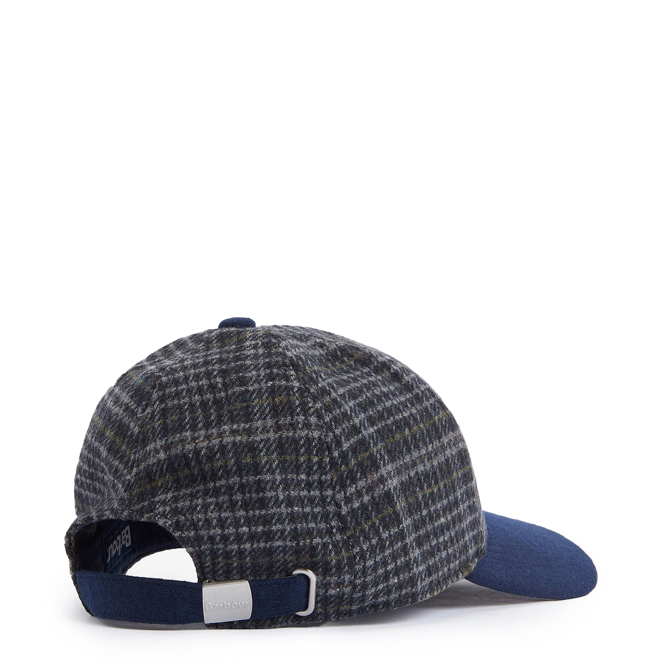 Barbour Clyde Cap Navy/Grey Plaid - The Sporting Lodge