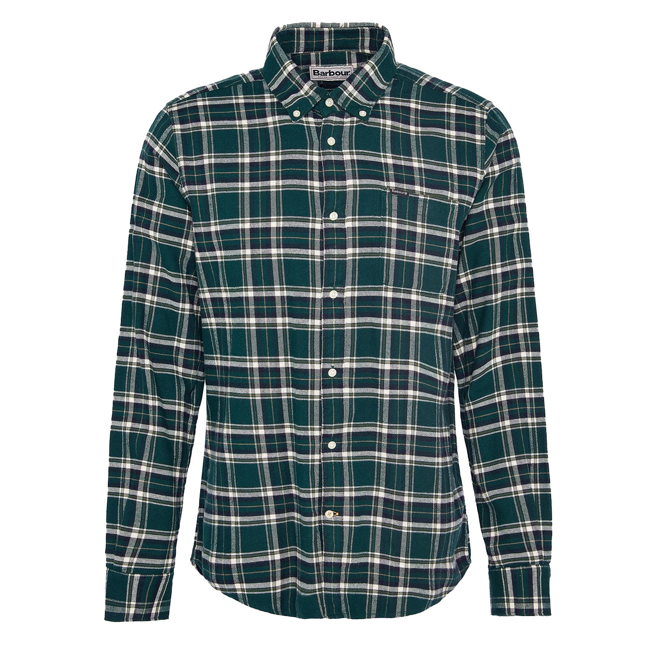 Barbour Drumhill Tailored Checked Shirt Evergreen