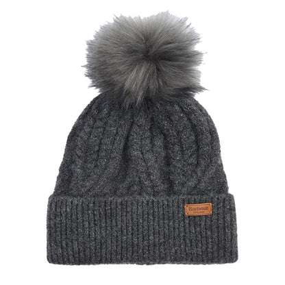 Barbour Elsdon Beanie Hat Grey - The Sporting Lodge