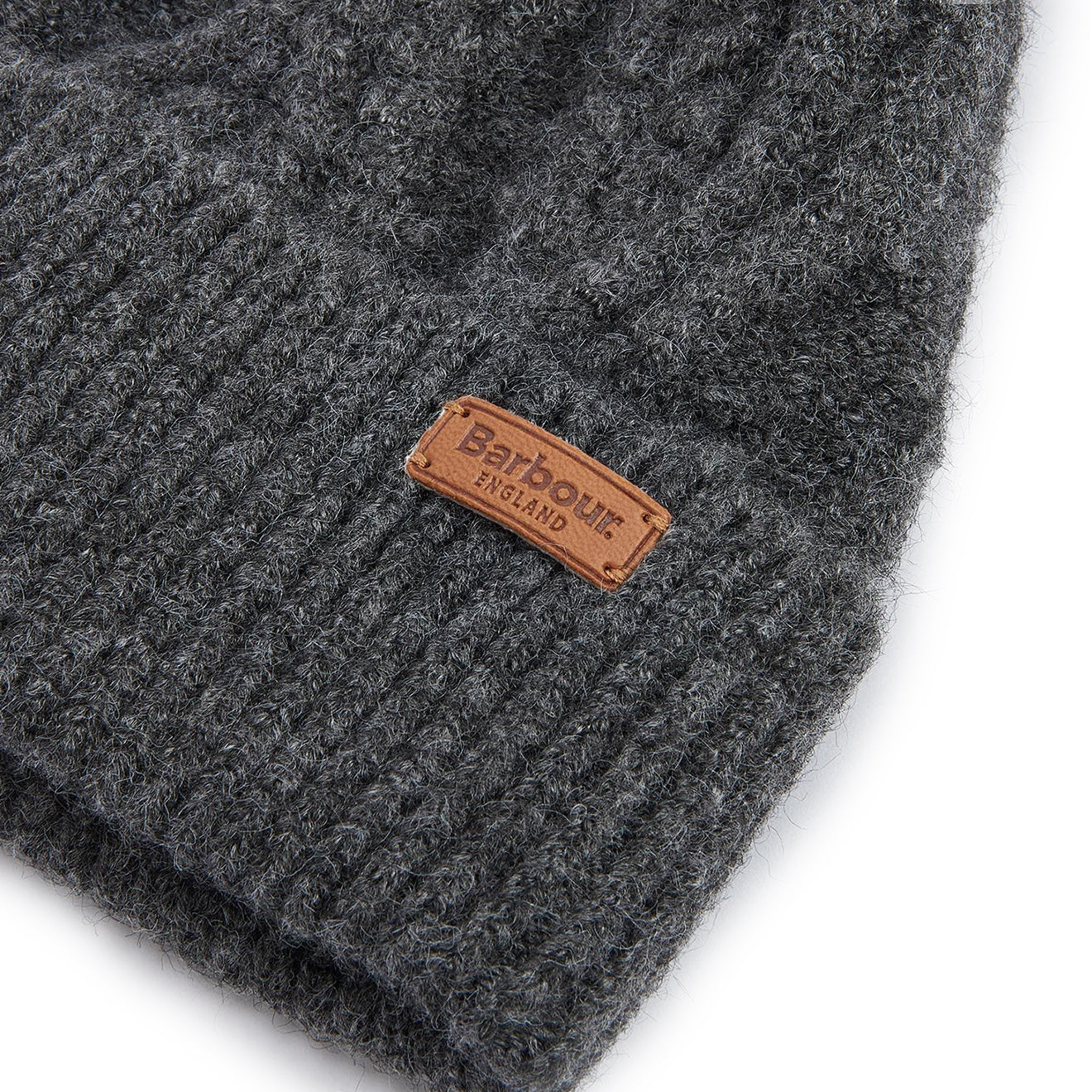 Barbour Elsdon Beanie Hat Grey - The Sporting Lodge