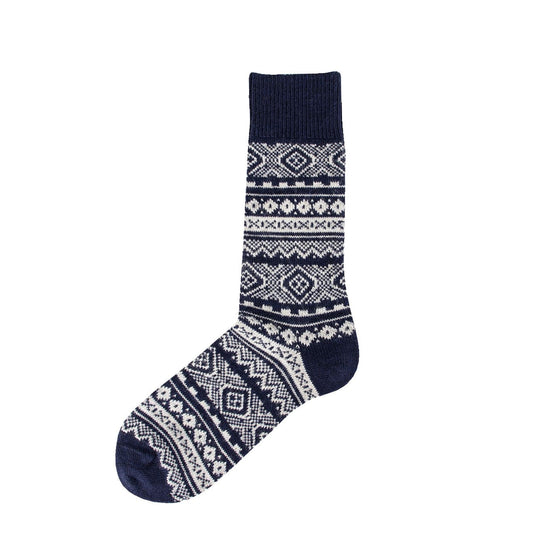 Barbour Fairisle Sock Navy - The Sporting Lodge