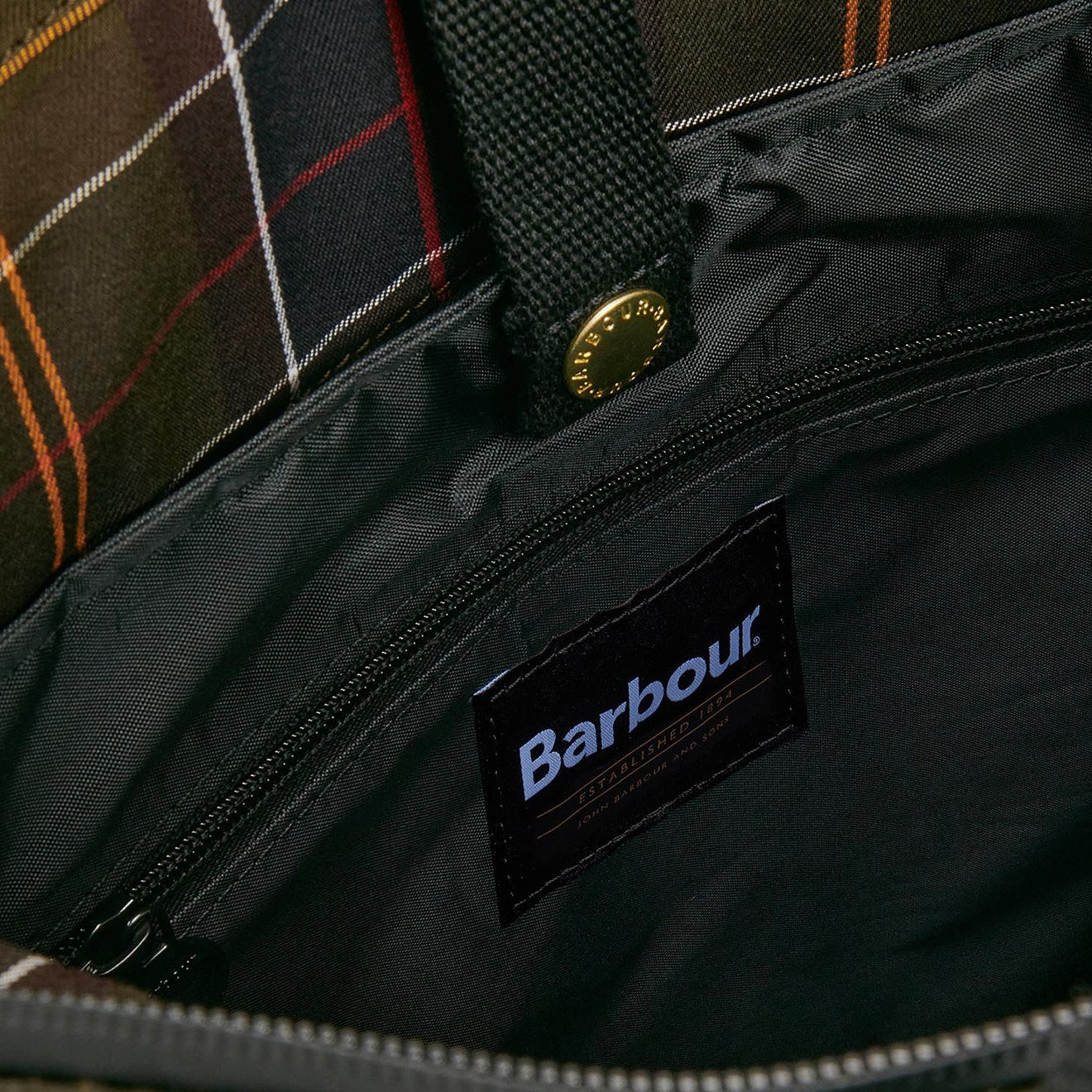 Barbour Field Wax Backpack Olive/Black