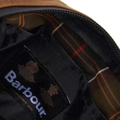 Barbour Field Wax Crossbody Bag Tan/Black