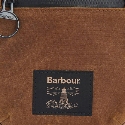 Barbour Field Wax Crossbody Bag Tan/Black