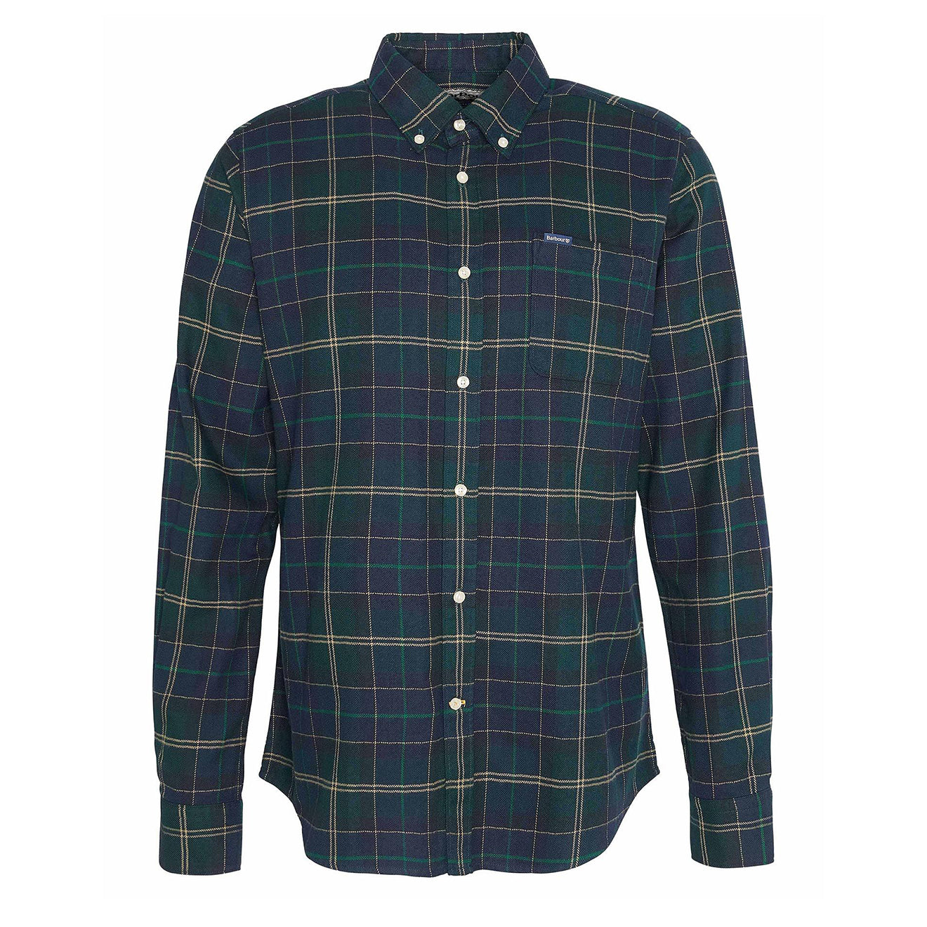 Barbour Kyeloch Tailored Tartan Shirt Green Loch