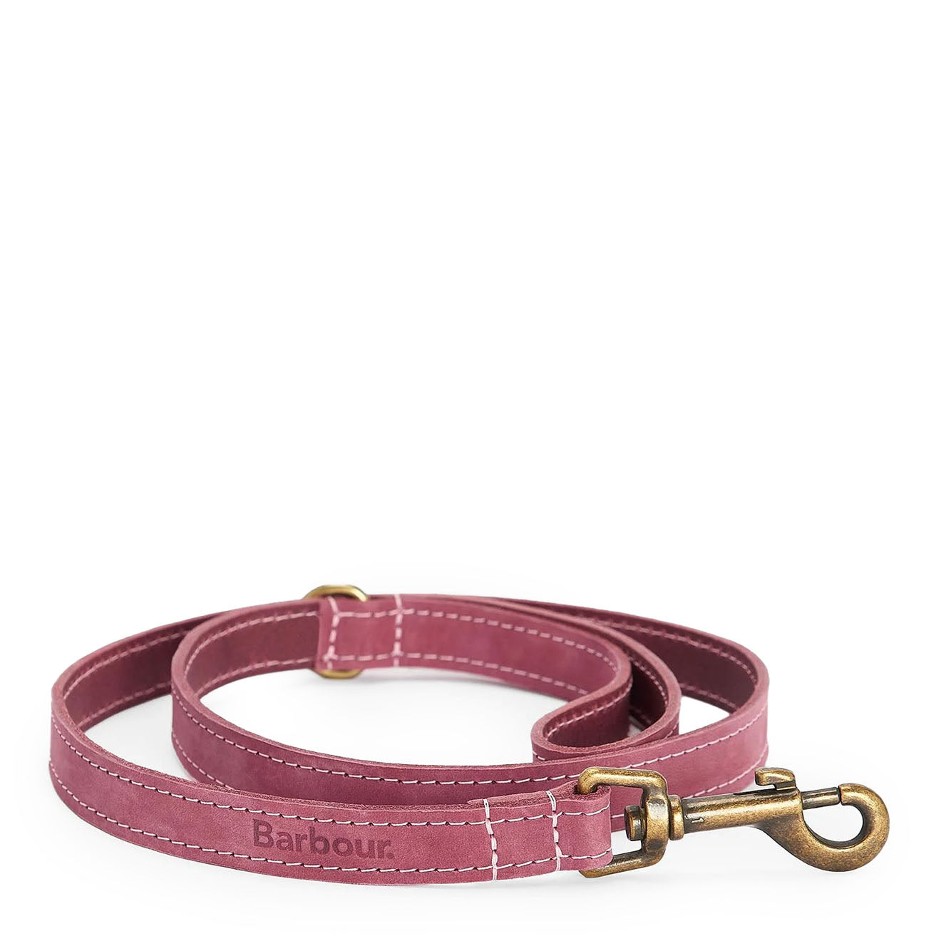 Barbour Leather Dog Lead Classic Pink - The Sporting Lodge