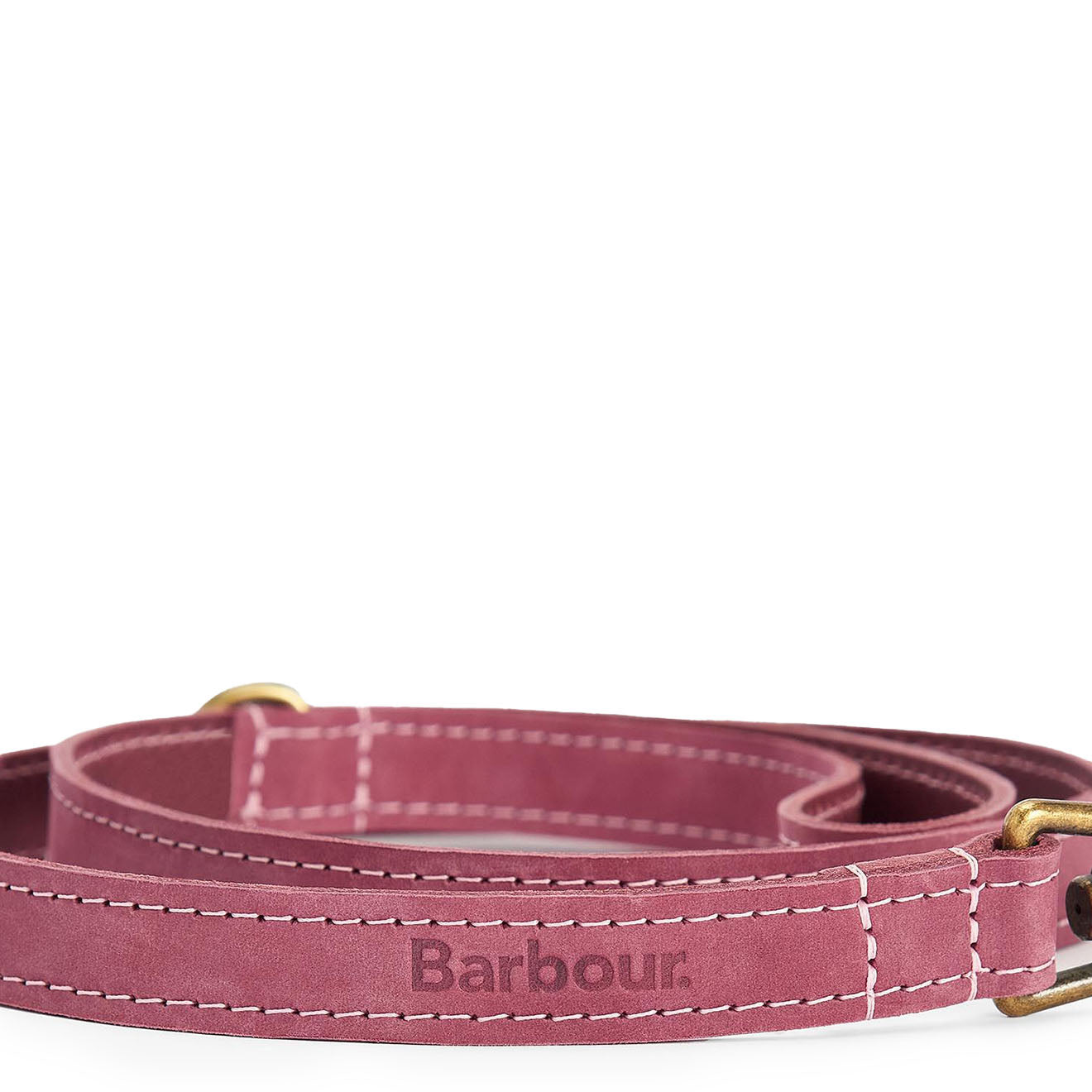 Barbour Leather Dog Lead Classic Pink - The Sporting Lodge