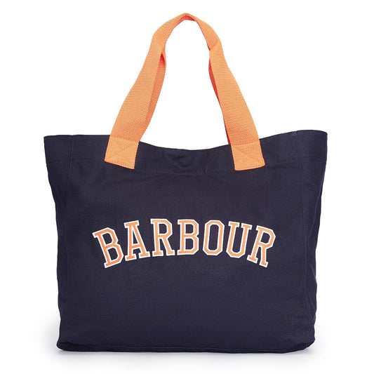 Barbour Logo Beach Bag Navy - The Sporting Lodge