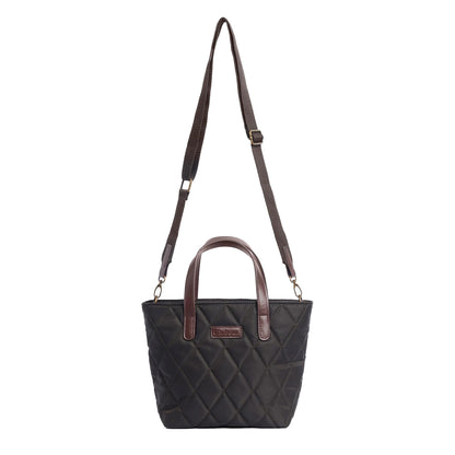 Barbour Mini Quilted Tote Bag Olive