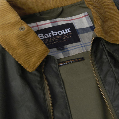 Barbour Modern Bedale Wax Jacket Archive Olive