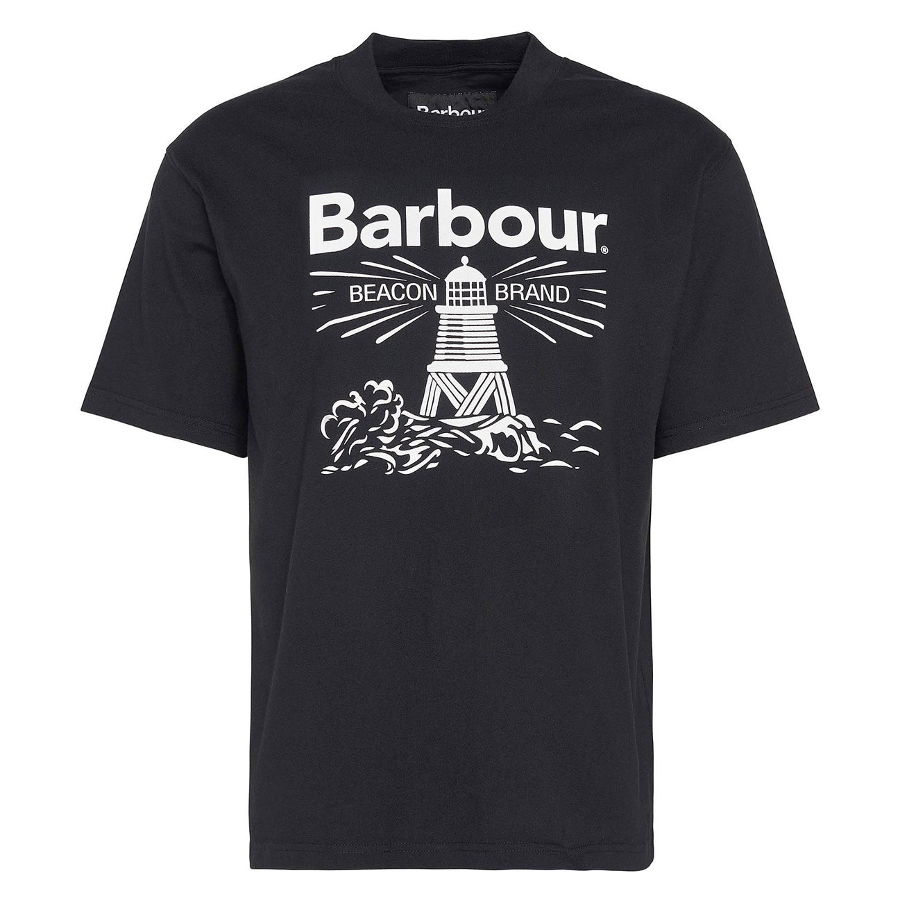 Barbour Pell Oversized Graphic T-Shirt Black