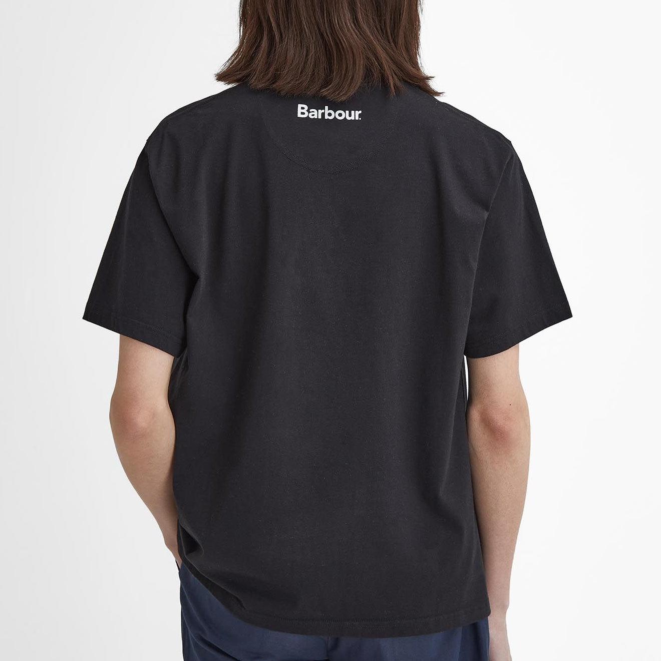 Barbour Pell Oversized Graphic T-Shirt Black