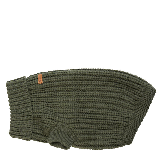 Barbour Saltburn Dog Jumper Olive