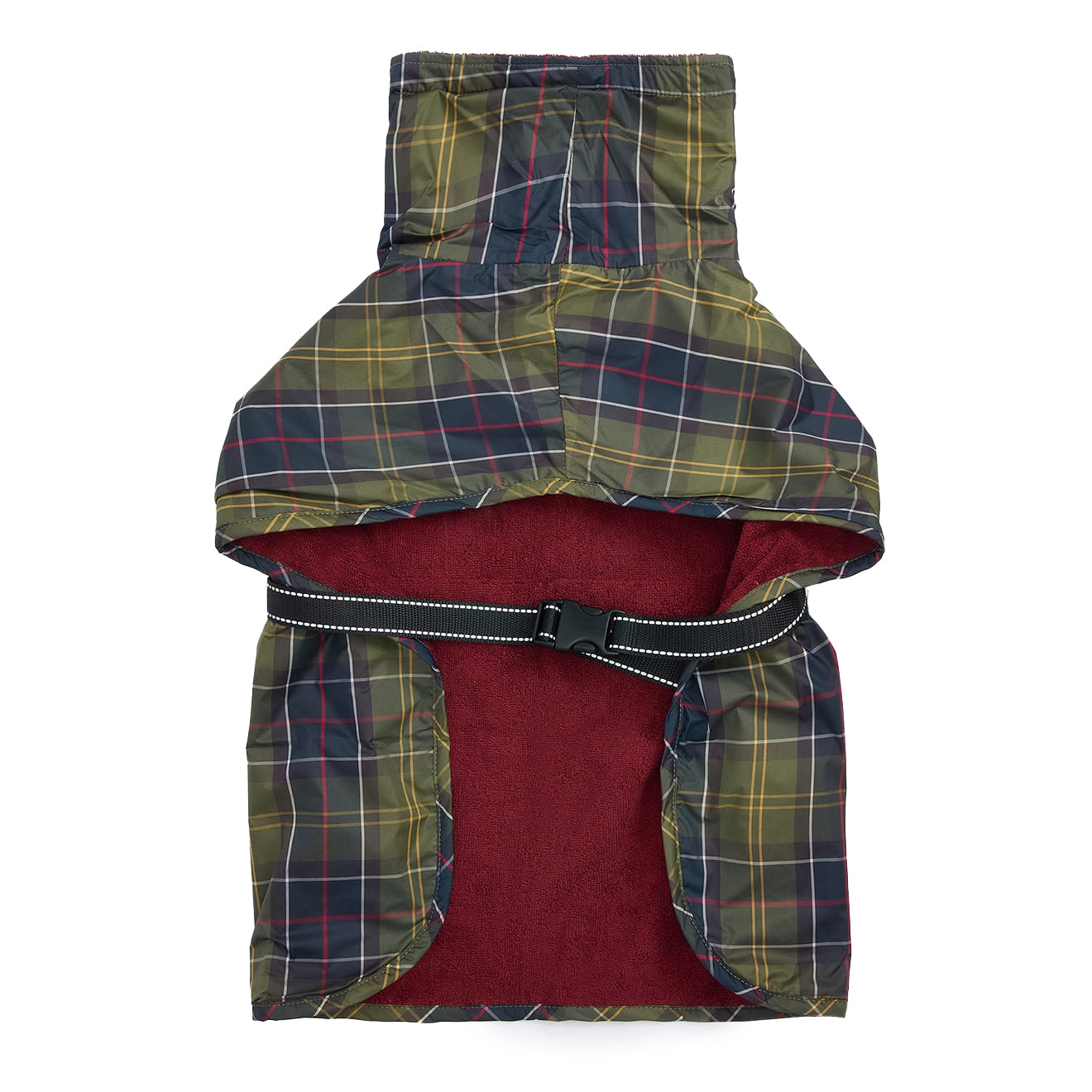 Barbour Tartan Dog Drying Robe Classic Tartan - The Sporting Lodge