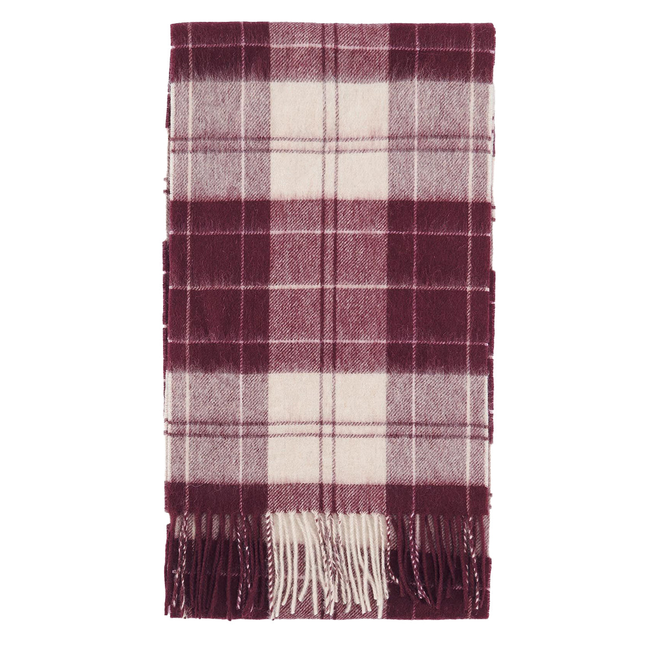 Barbour Tartan Scarf Cabernet