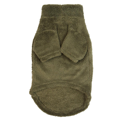 Barbour Teddy Dog Fleece Jumper Olive - The Sporting Lodge