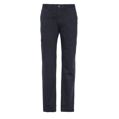 Barbour Washed Stretch Twill Tailored Fit Trouser Dark Navy