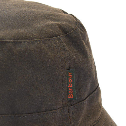 Barbour Wax Bucket Hat Olive