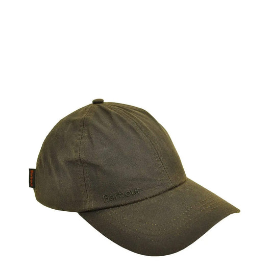 Barbour Wax Sports Cap Olive - The Sporting Lodge