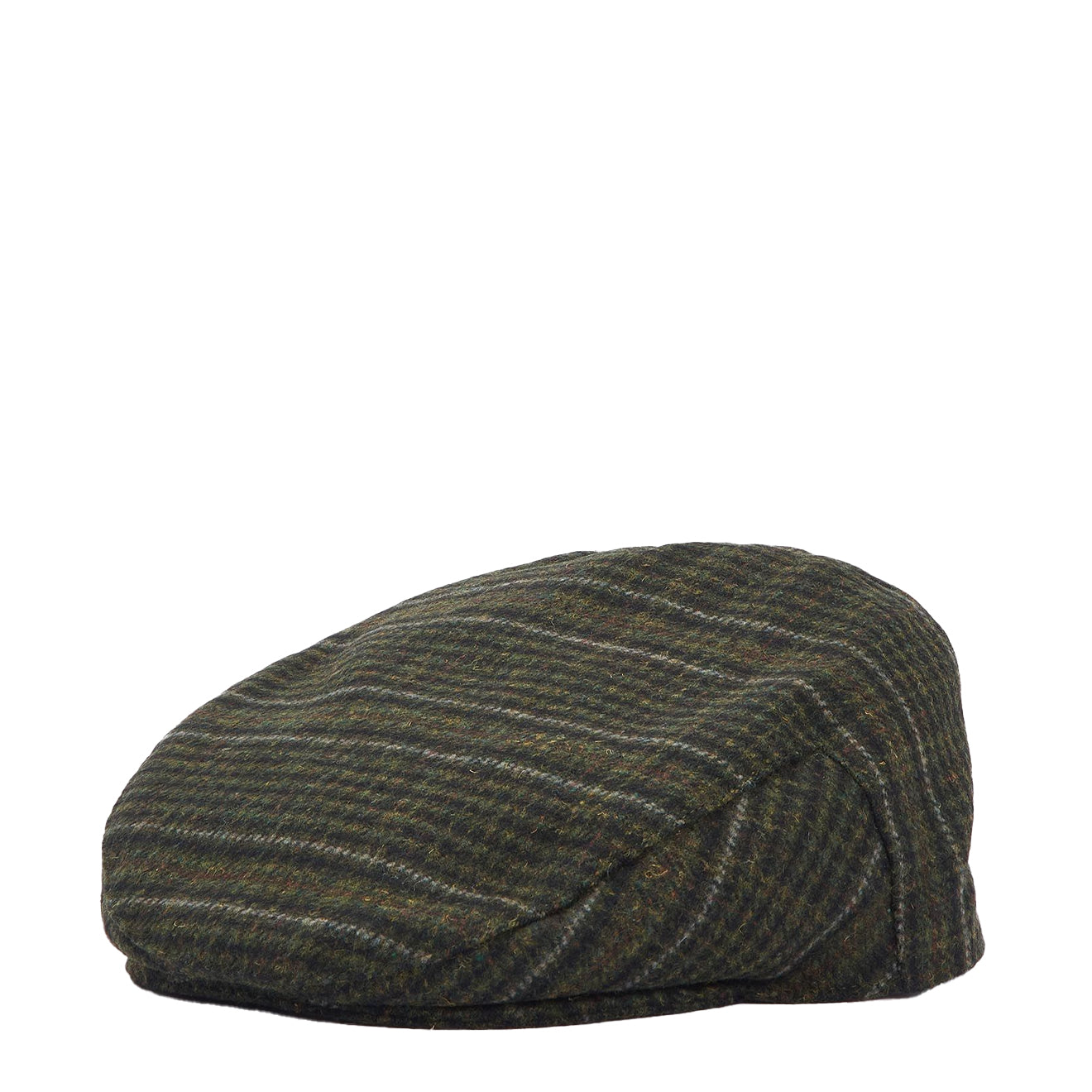 Barbour Wilkin Flat Cap Olive Check