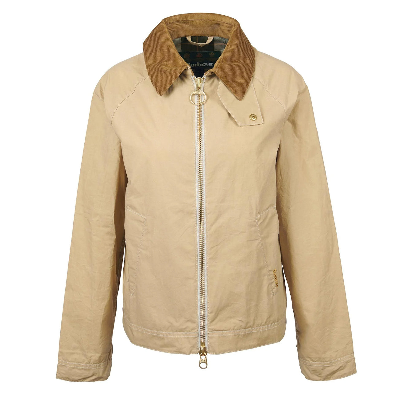 Barbour Womens Campbell Showerproof Jacket Beige / Ancient - The Sporting Lodge