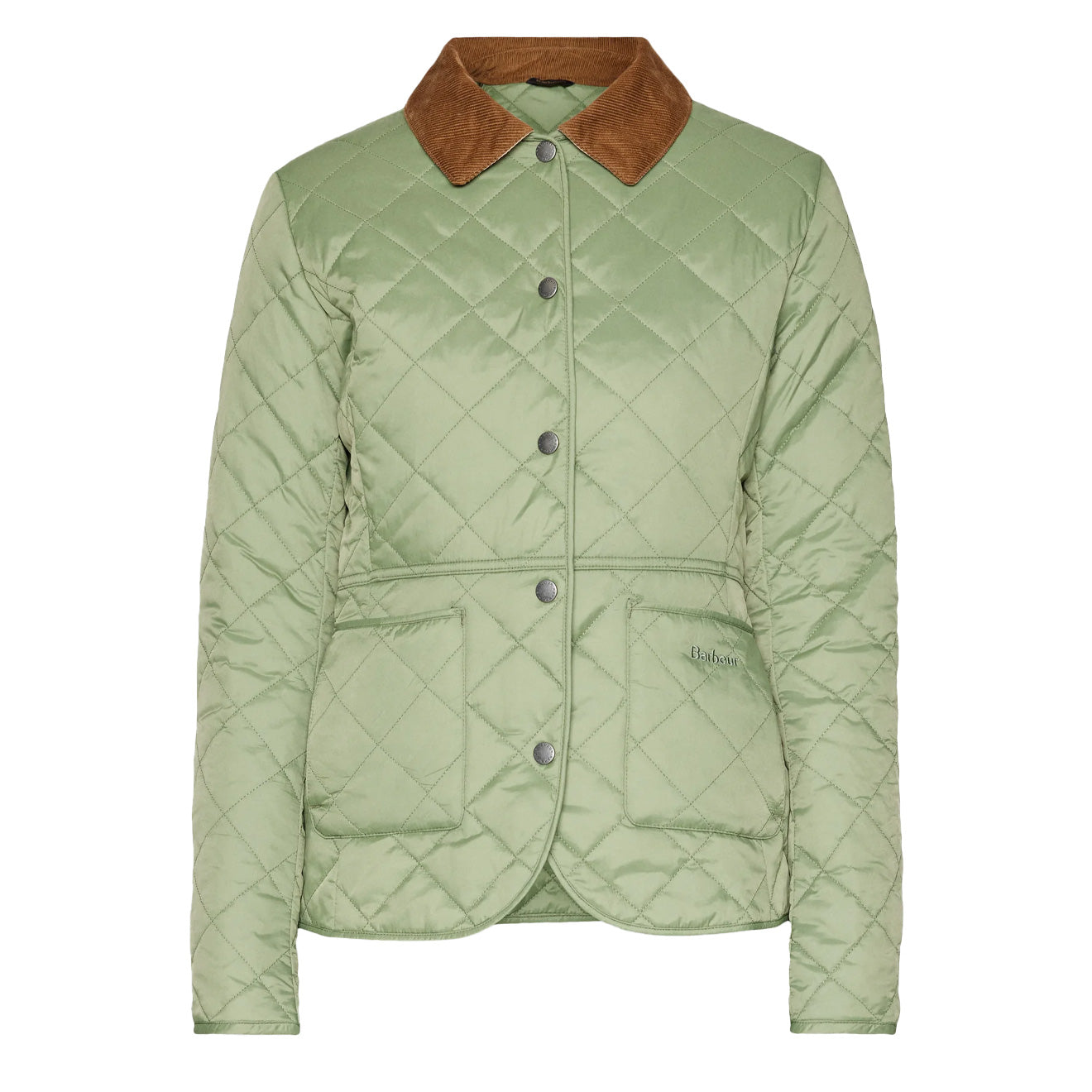 Barbour Womens Deveron Quilted Jacket Bayleaf - The Sporting Lodge