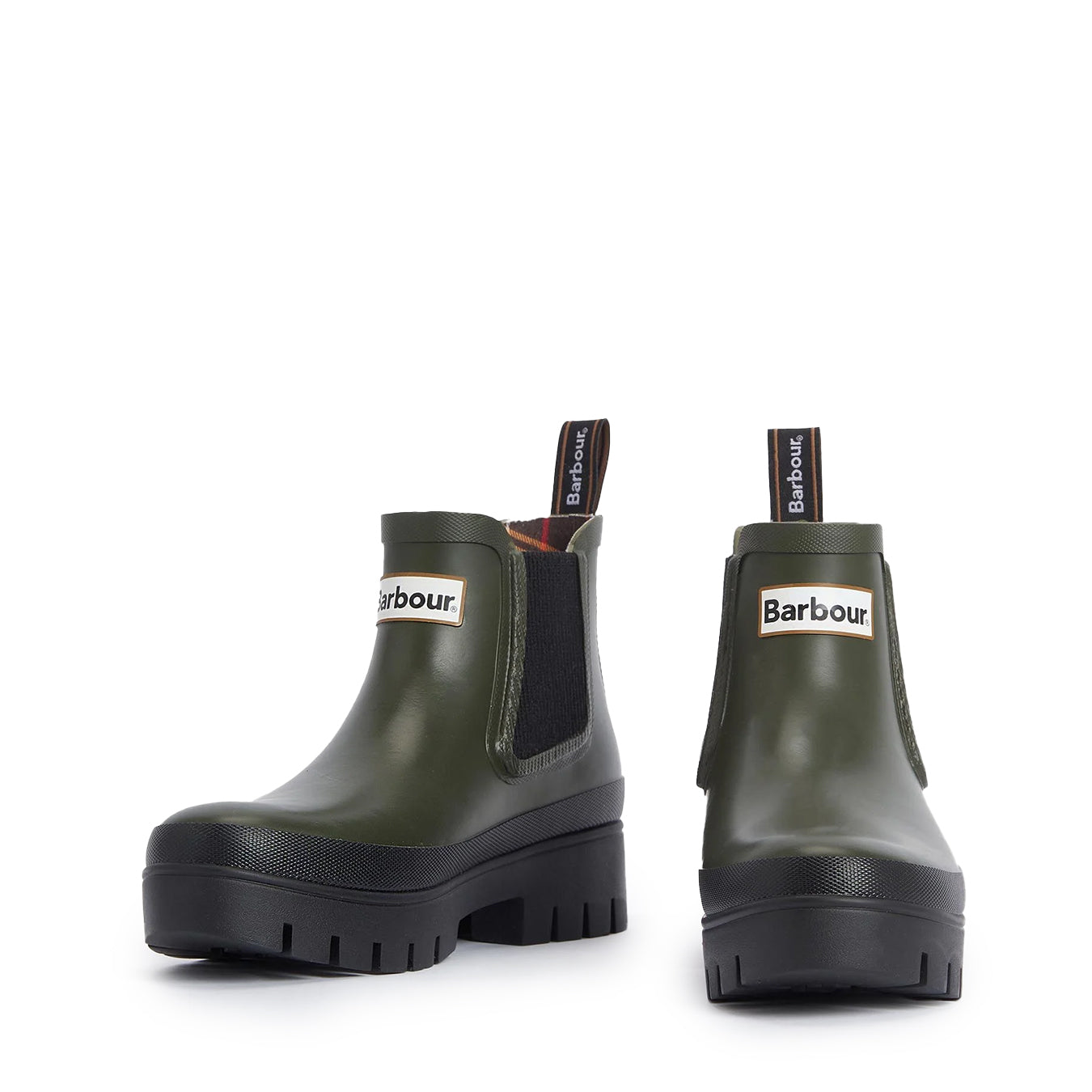 Barbour Womens Halton Chelsea Welly Olive/Black