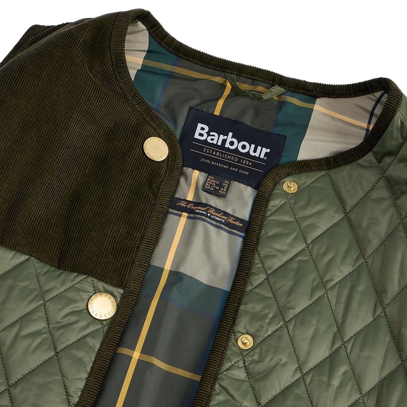 Barbour Womens Healy Liner Olive / Ancient