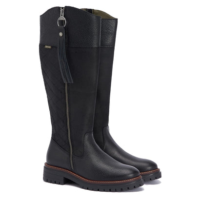 Barbour Womens Ingrid Tall Boot Black