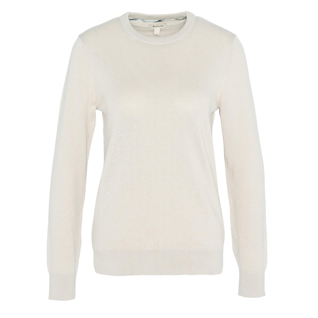 Barbour Womens Lavender Crew Neck Jumper Sand - The Sporting Lodge