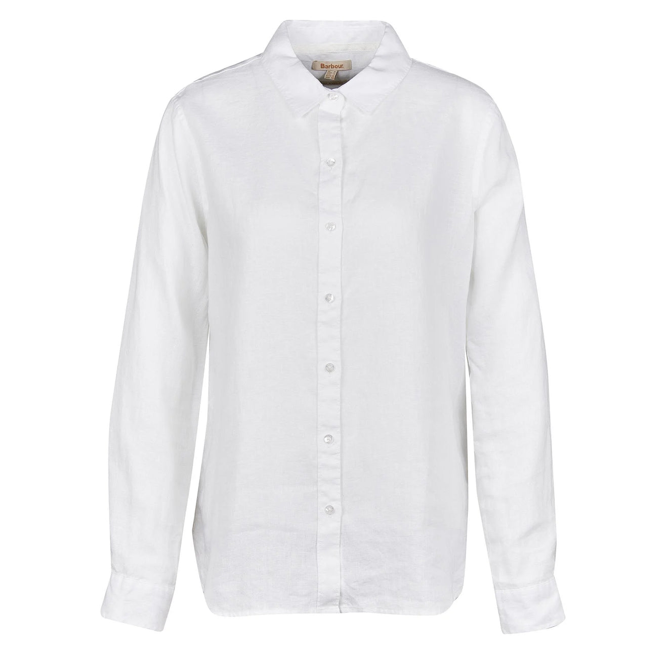 Barbour Womens Marine Relaxed Shirt White - The Sporting Lodge