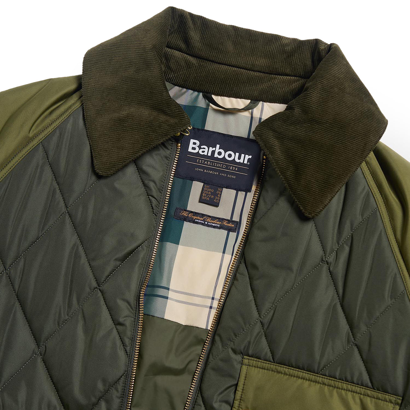 Barbour Womens Milby Quilt Olive Ancient The Sporting Lodge